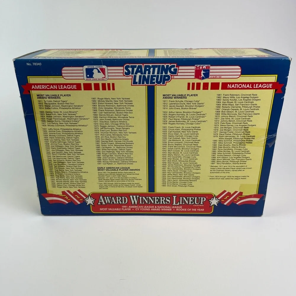 Starting Lineup 1992 Kenner MLB Award Winners Limited Edition